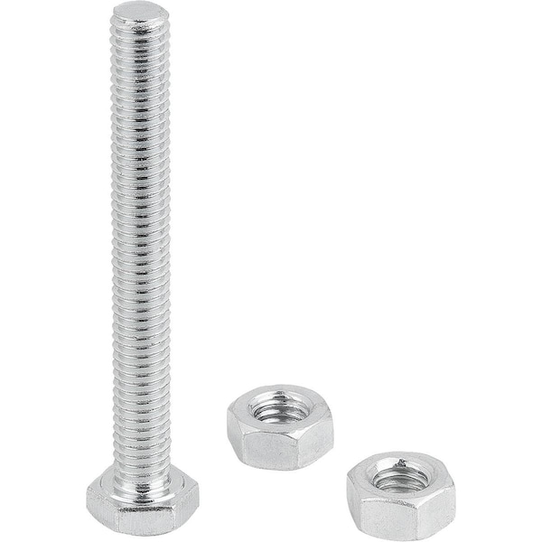 Kipp Clamping Spindle Rigid, M06, L=50, Form:A, Steel K1442.006050 - main